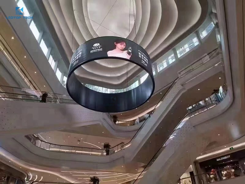 Hanging shop led screen