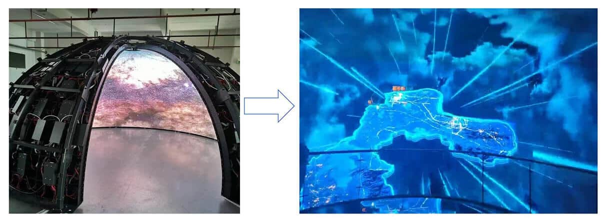 XR immersive experience space installation process