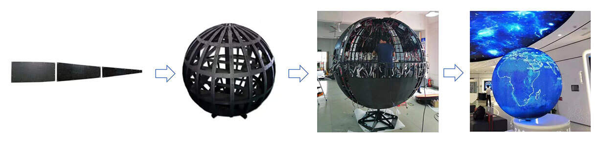 led video ball production in ledtop factory