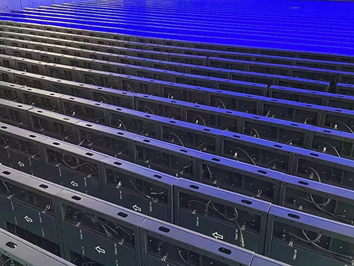 ledtop floor led display installation process 3
