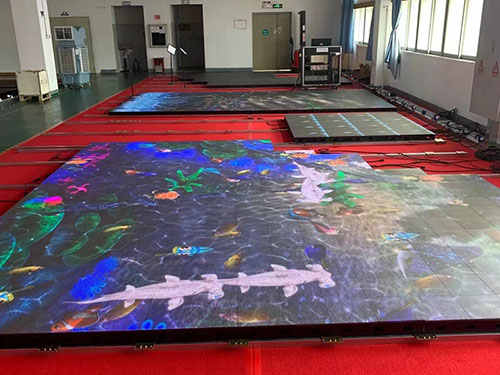 ledtop floor led display installation process 5