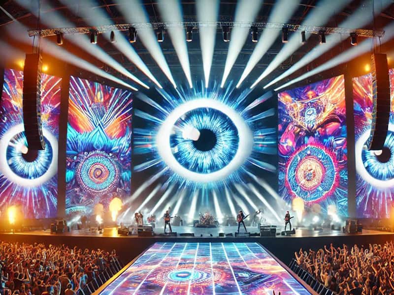 naked eye 3d led screen for staging ledtoptech