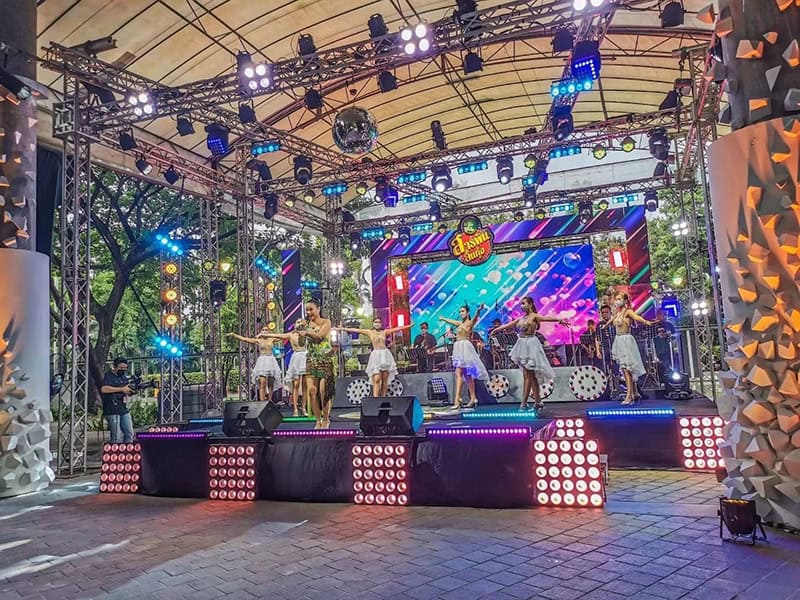 staging events led display