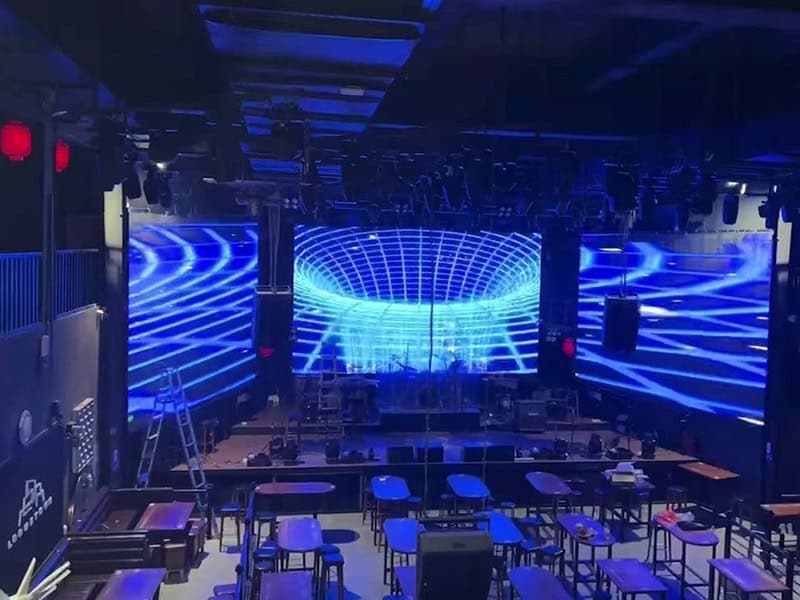 concert transparent led video wall