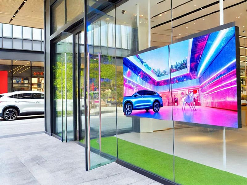 high brightness transparent LED display