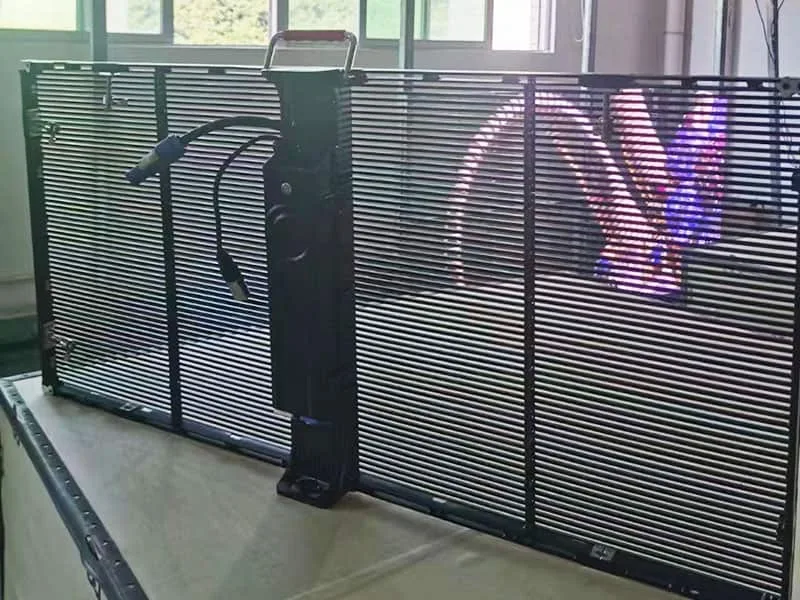 transparent staging led screen