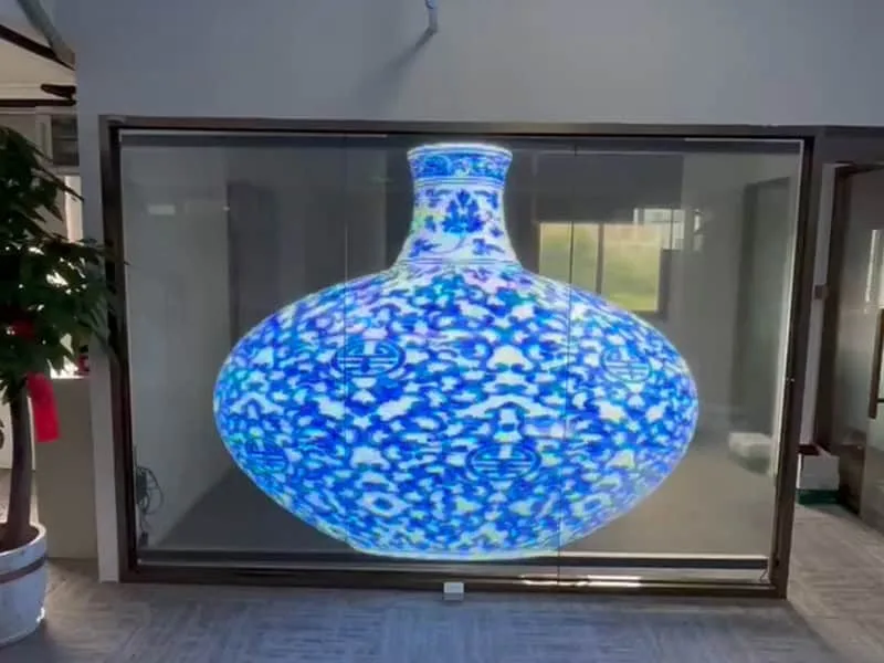 transparent film led display