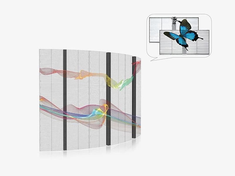 transparent rental led display