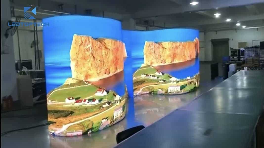 soft flexible rental led screens