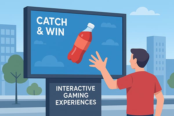3D billboard Interactive Gaming Experiences