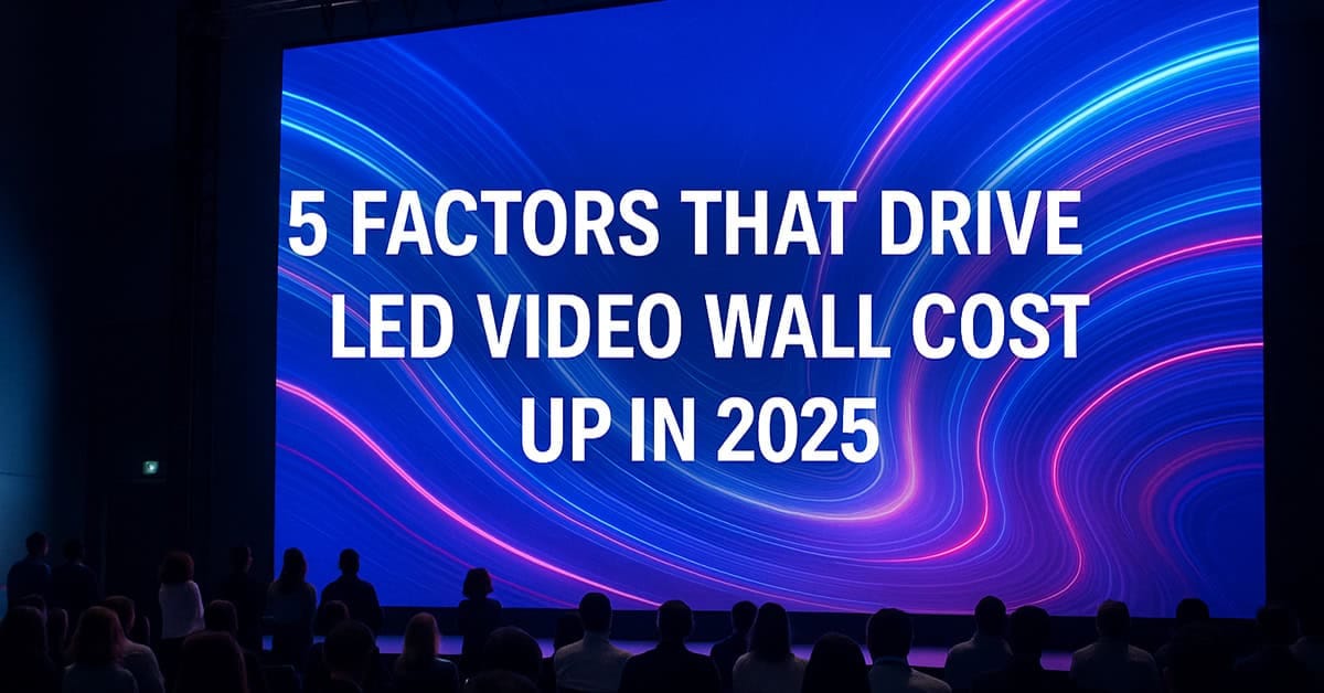5 Hidden Factors Raising LED Video Wall Cost in 2025