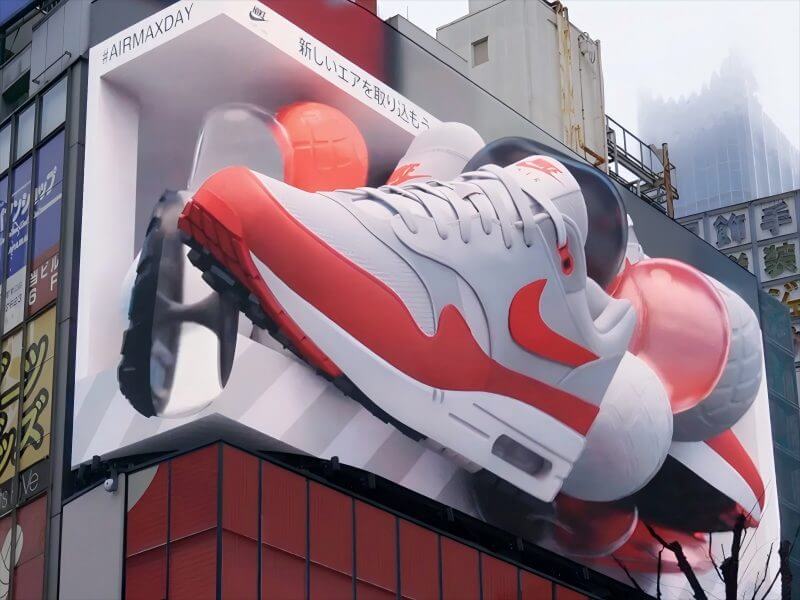 Nike Air Max Day 3D Billboard in Japan