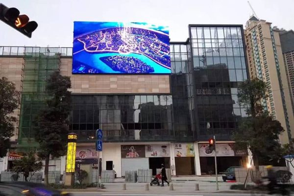 outdoor mesh led display outdoor mesh led display Project case image