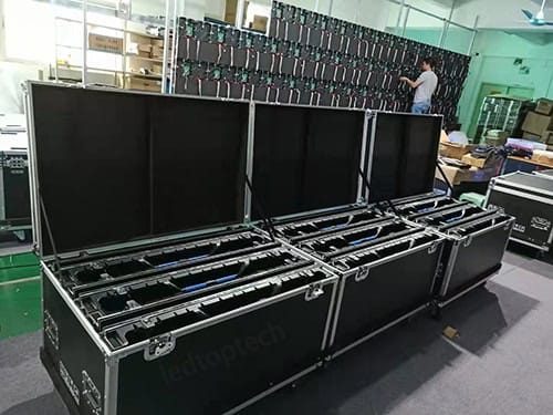 staging led display solution product case